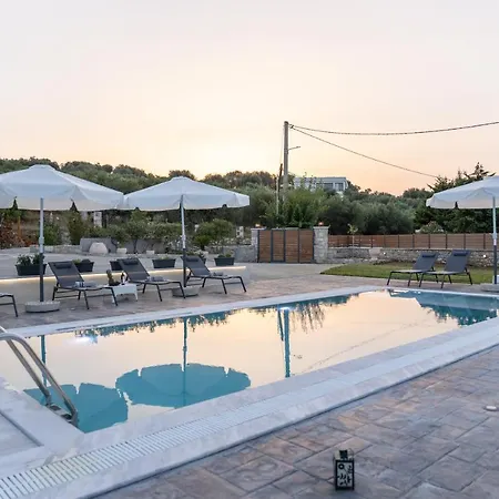 Villa Nontas Ntina With Private Pool & Playground Rethymno  Exterior photo