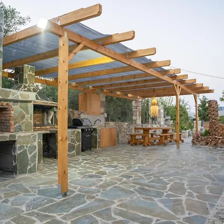 Villa Nontas Ntina With Private Pool & Playground Rethymno  Exterior photo