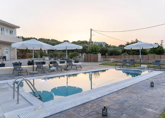 Villa Nontas Ntina With Private Pool & Playground